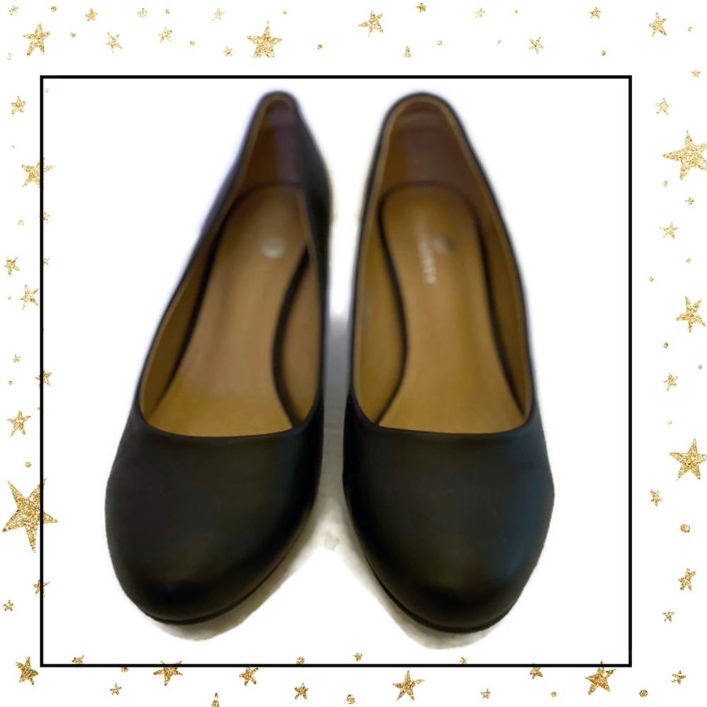 Cute Riverberry Black Women's Heels Pumps 9 - Picture 4 of 6
